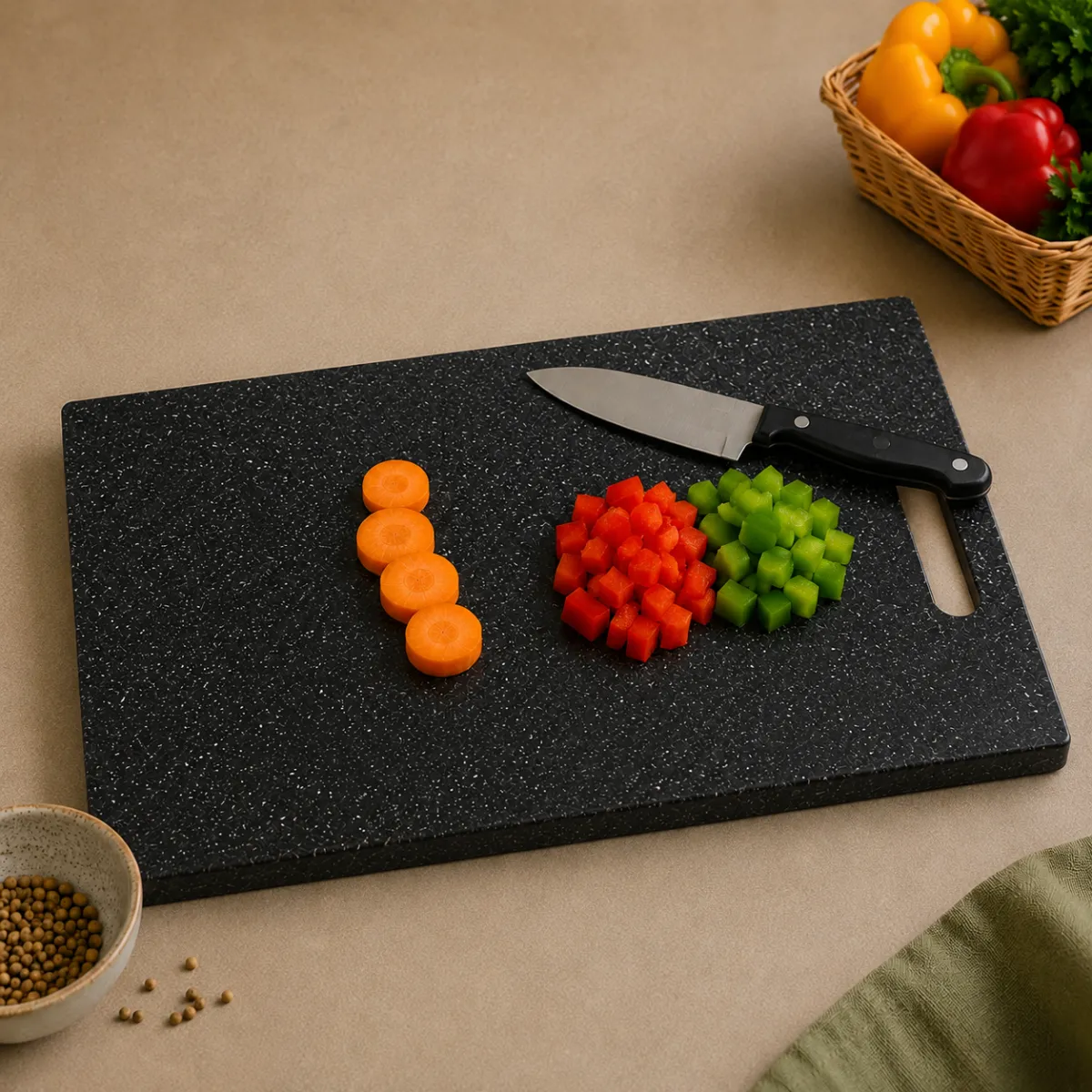 Granite Chopping Board - Black