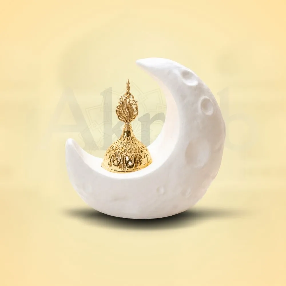Akrub Moonlight Bakhoor Incense Burner- White