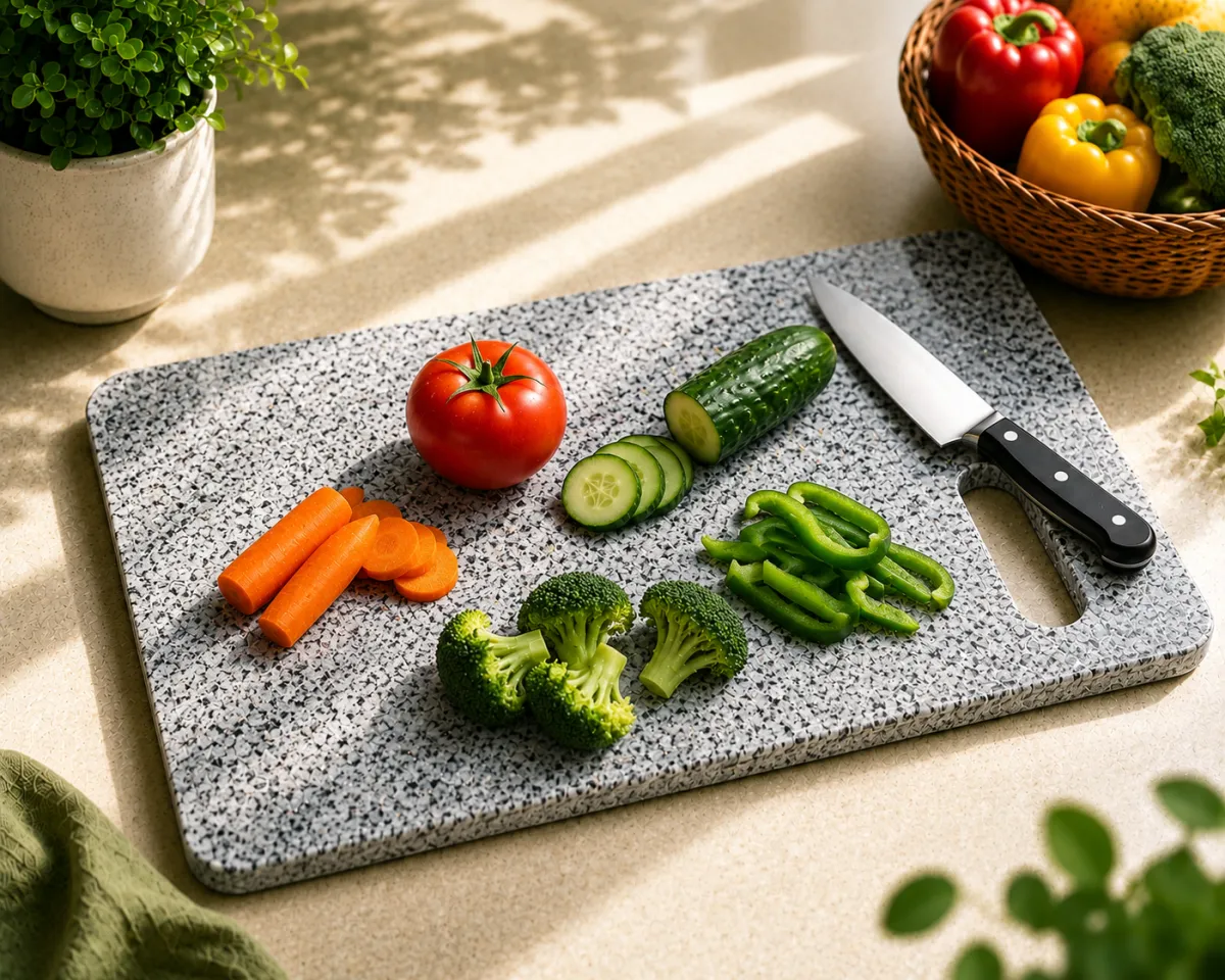 Marble Chopping Board- Light Ash Grey
